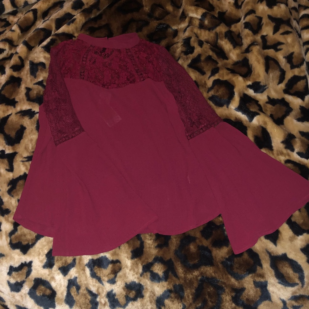 Maroon Blouse